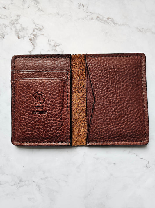 Minimalist wallet (Pebble grain Brown)