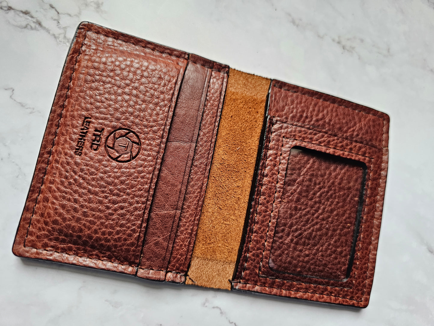 Minimalist wallet (Pebble grain Brown)