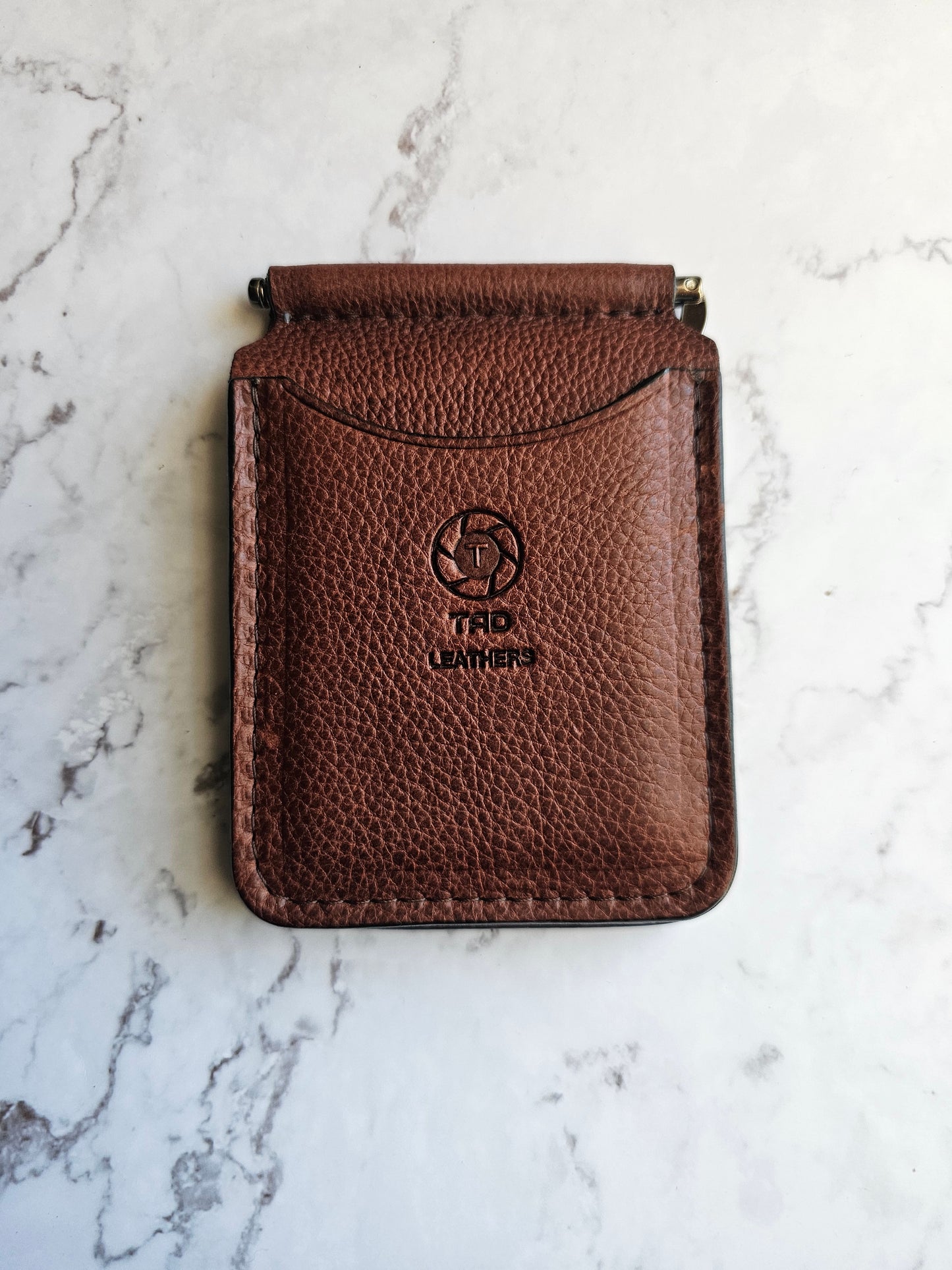 Money Clip (Pebble Grain Brown)