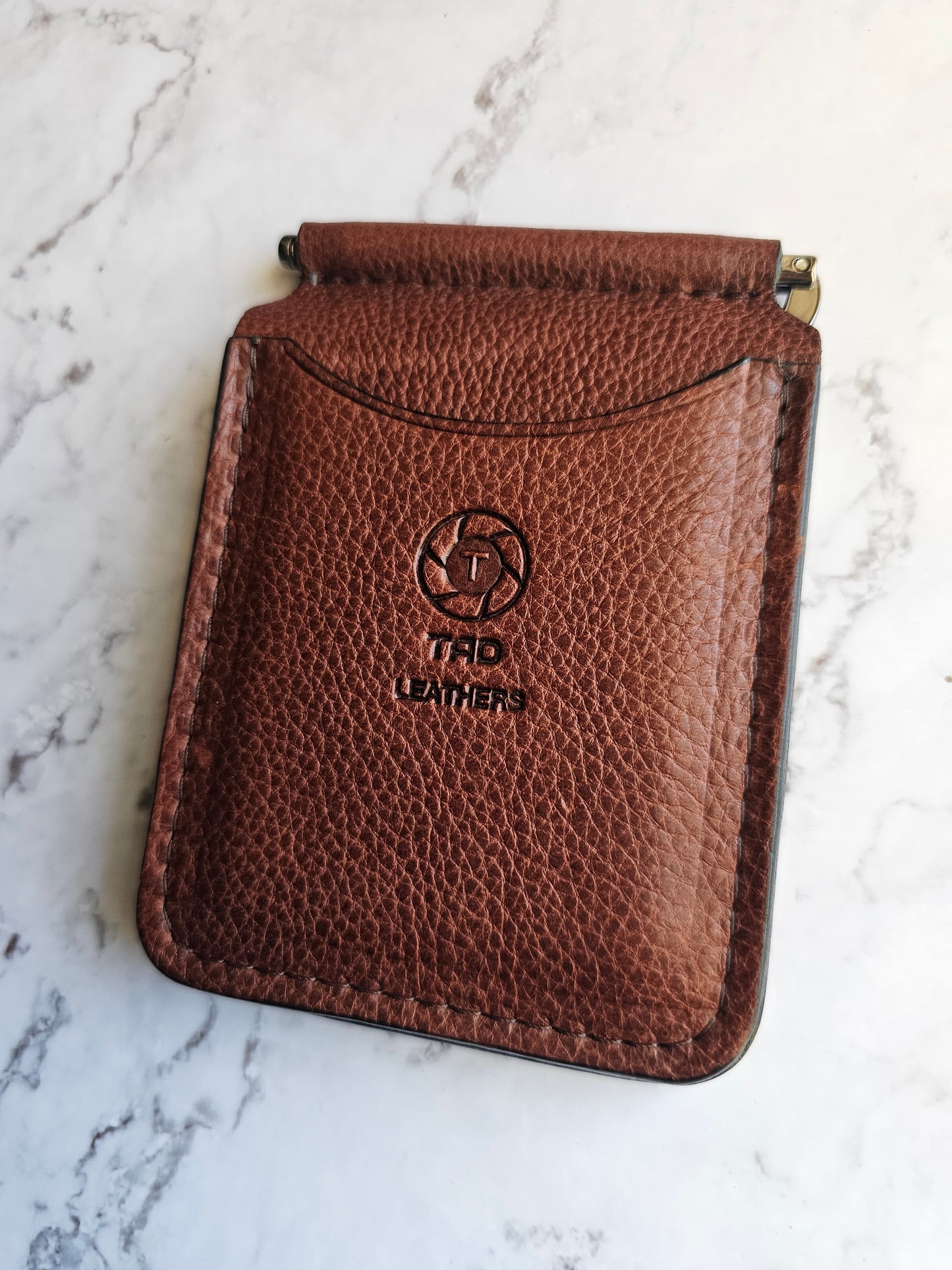 Money Clip (Pebble Grain Brown)