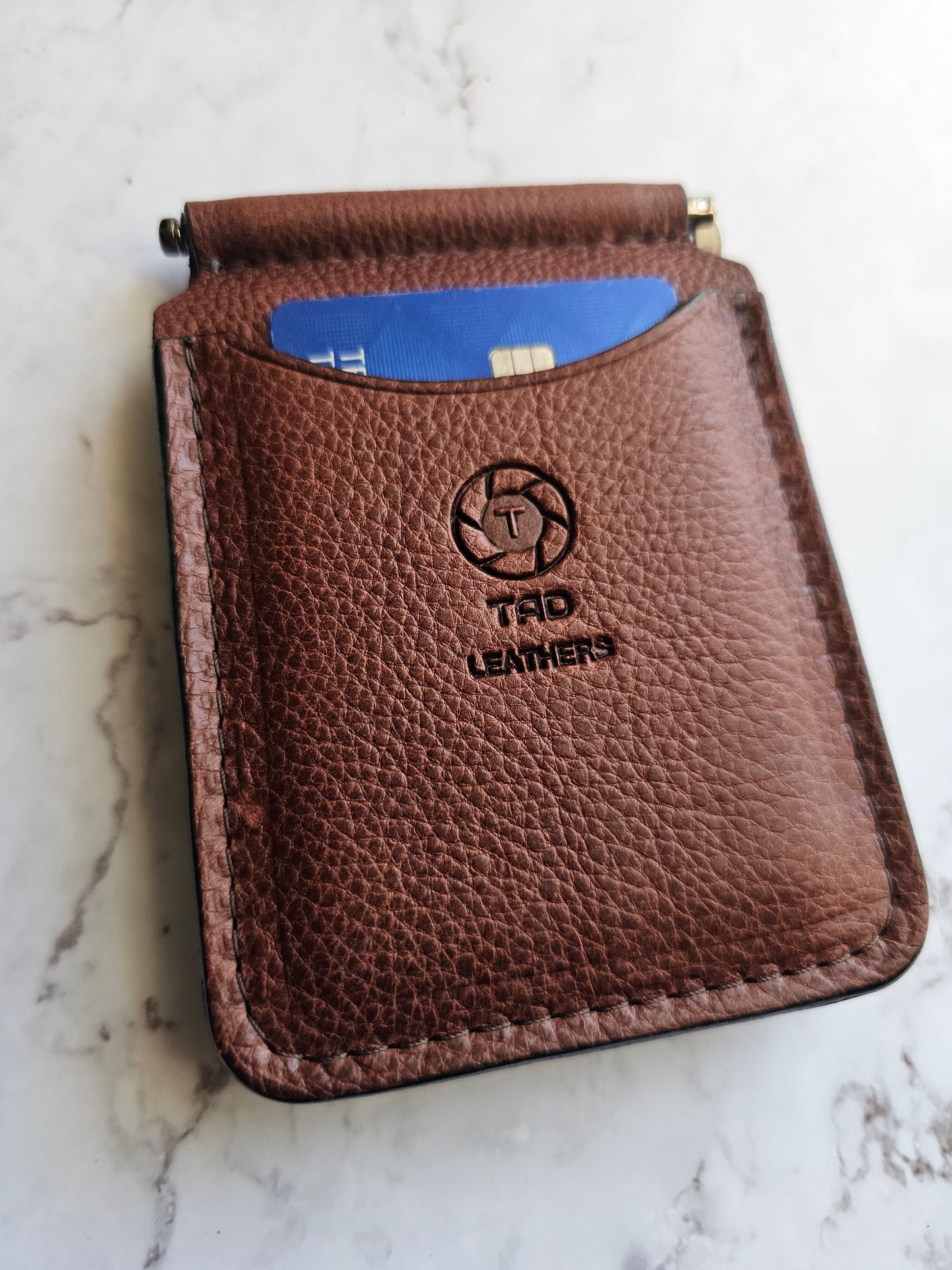 Money Clip (Pebble Grain Brown)