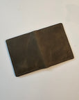 Army Green Military Card Holder - Tactical Style Leather Wallet with ID