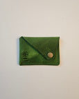 Leather Snap Cardholder(Green)