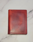Id cardholder wallet made by Tad Leathers