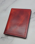 Genuine leather wallet handmade