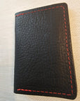 Midnight Ember Minimalist Leather Wallet - Sleek & Stylish - Tad Leathers