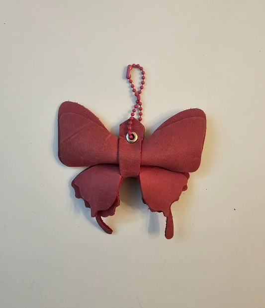 Pretty in Pink Butterfly Charm - Tad Leathers