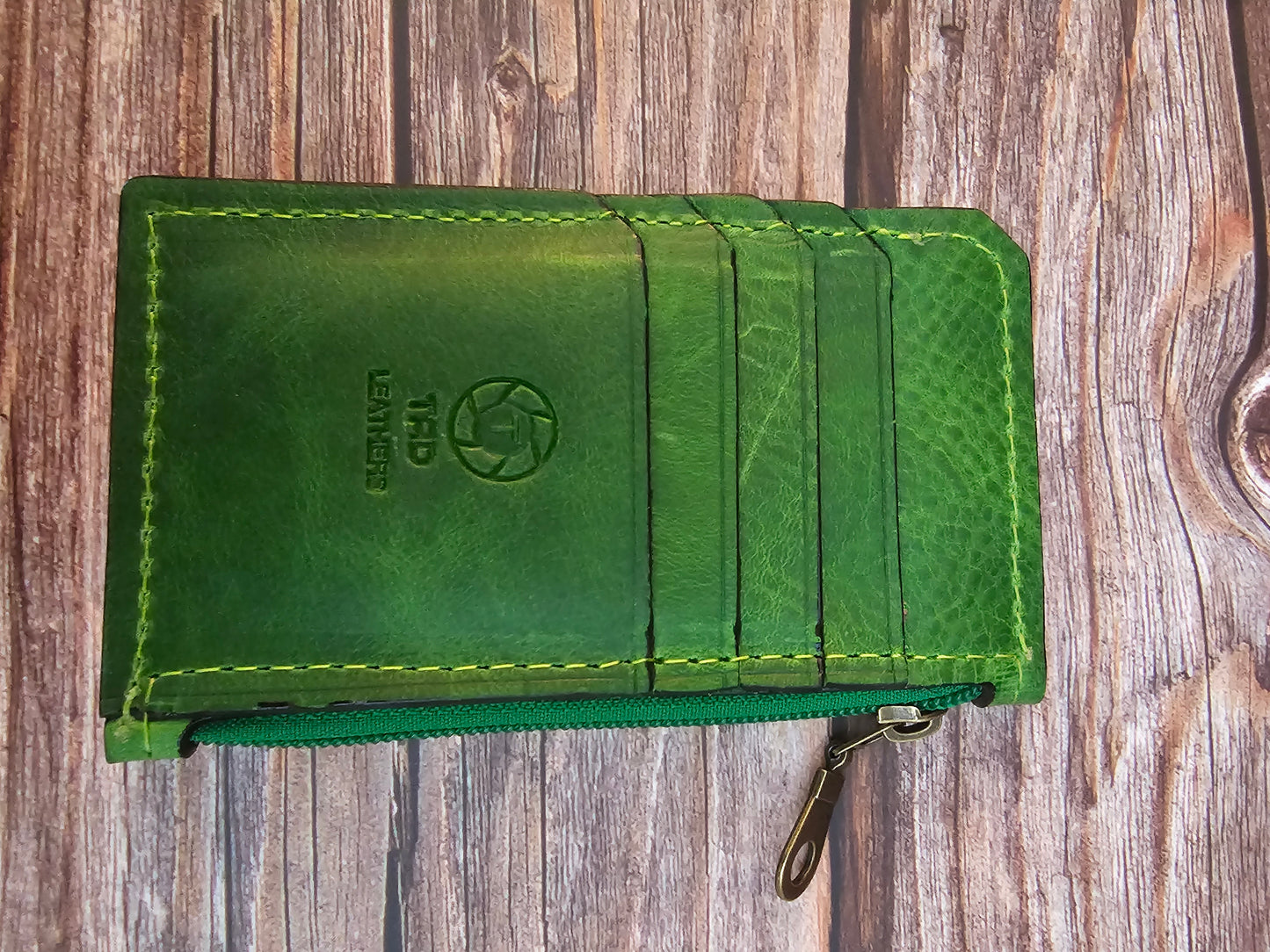 Zippered Cardholder (Green)