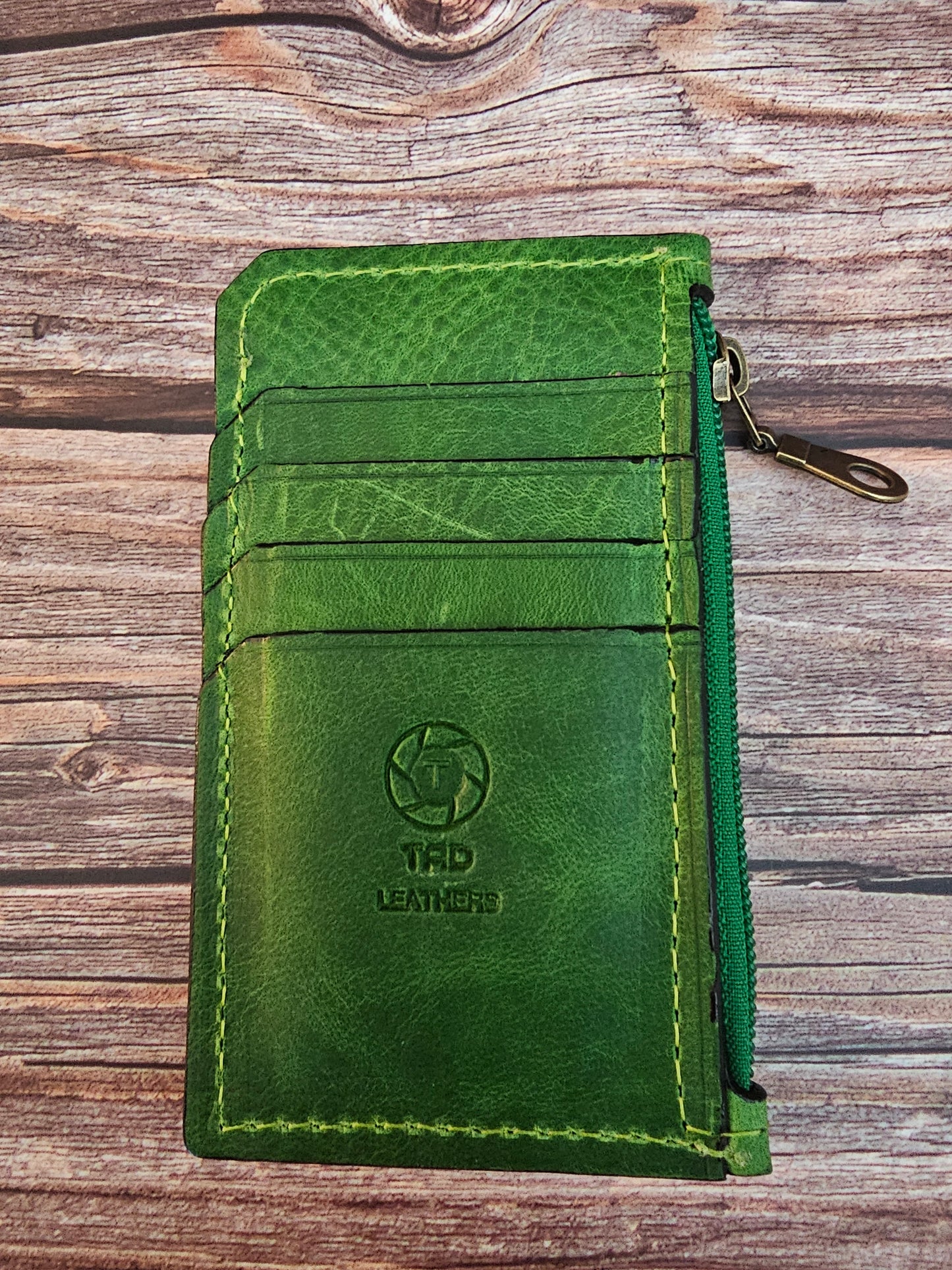 Zippered Cardholder (Green)