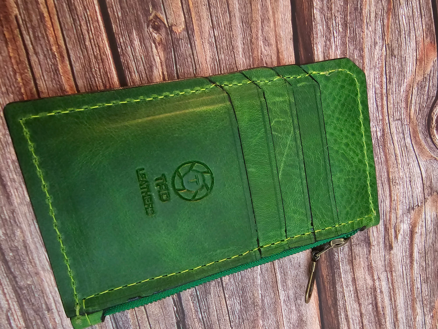 Zippered Cardholder (Green)