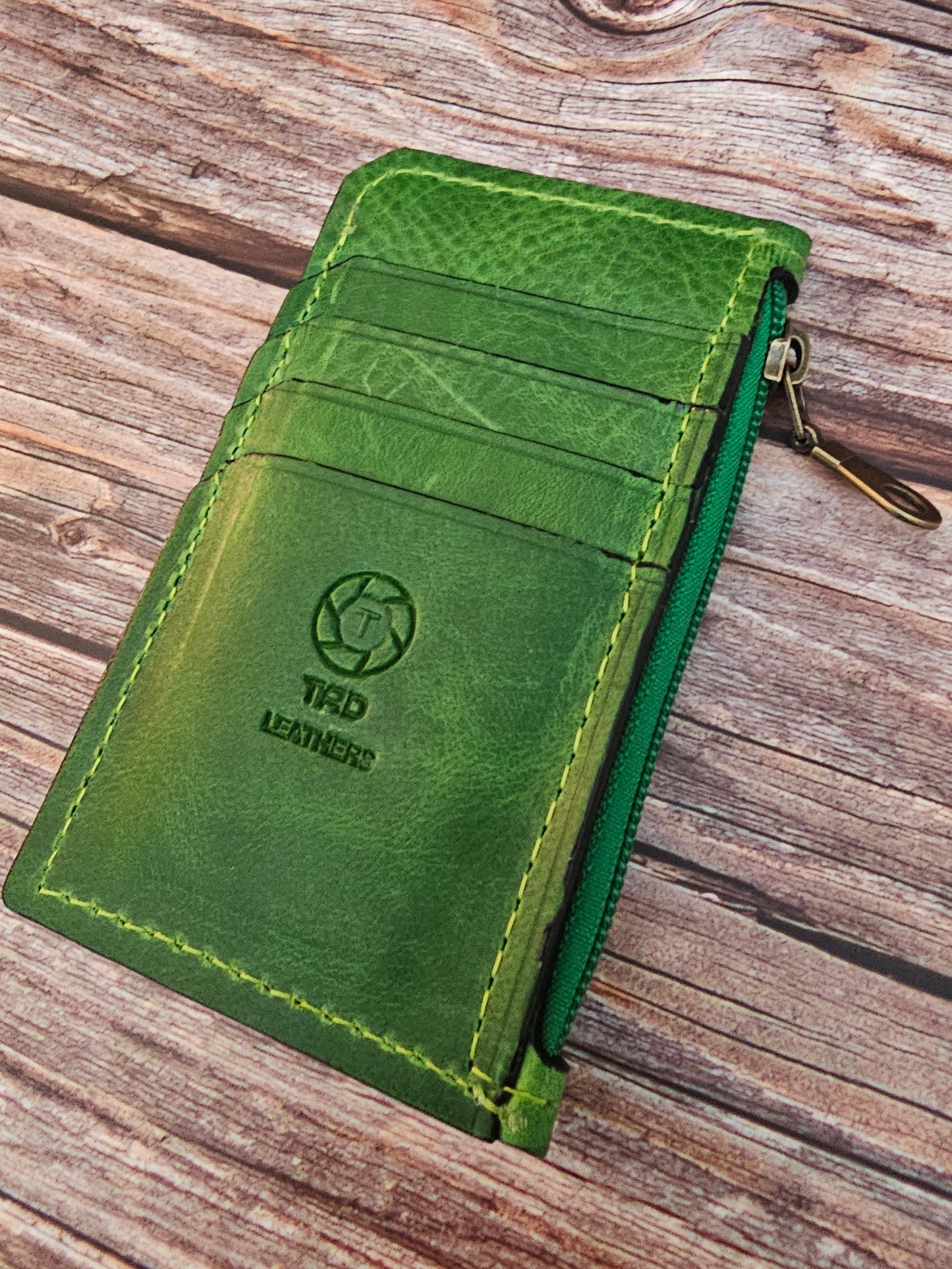 Zippered Cardholder (Green)