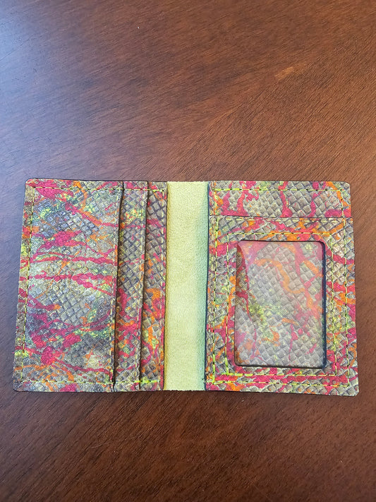 ID Wallet (psychedelic green)