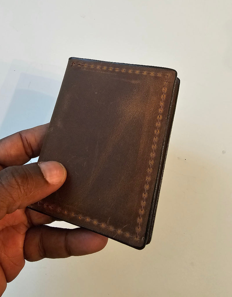 Premium Leather ID wallet Handmade Riverview Florida