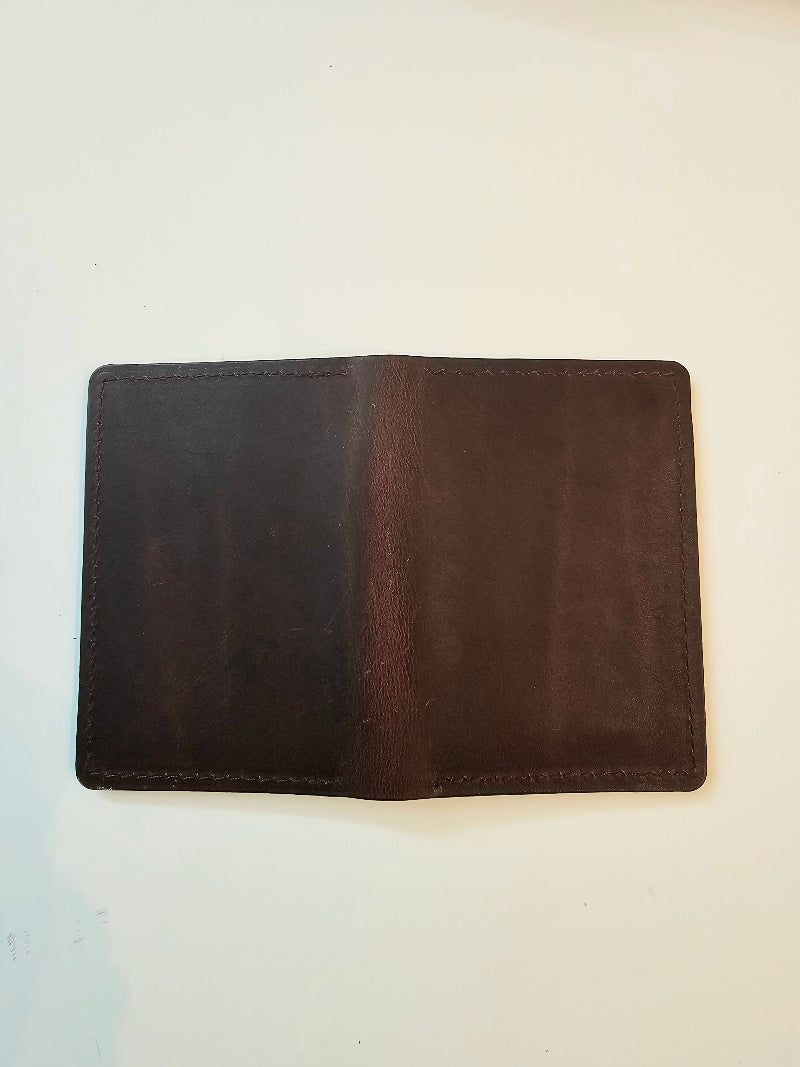 brown leather wallet