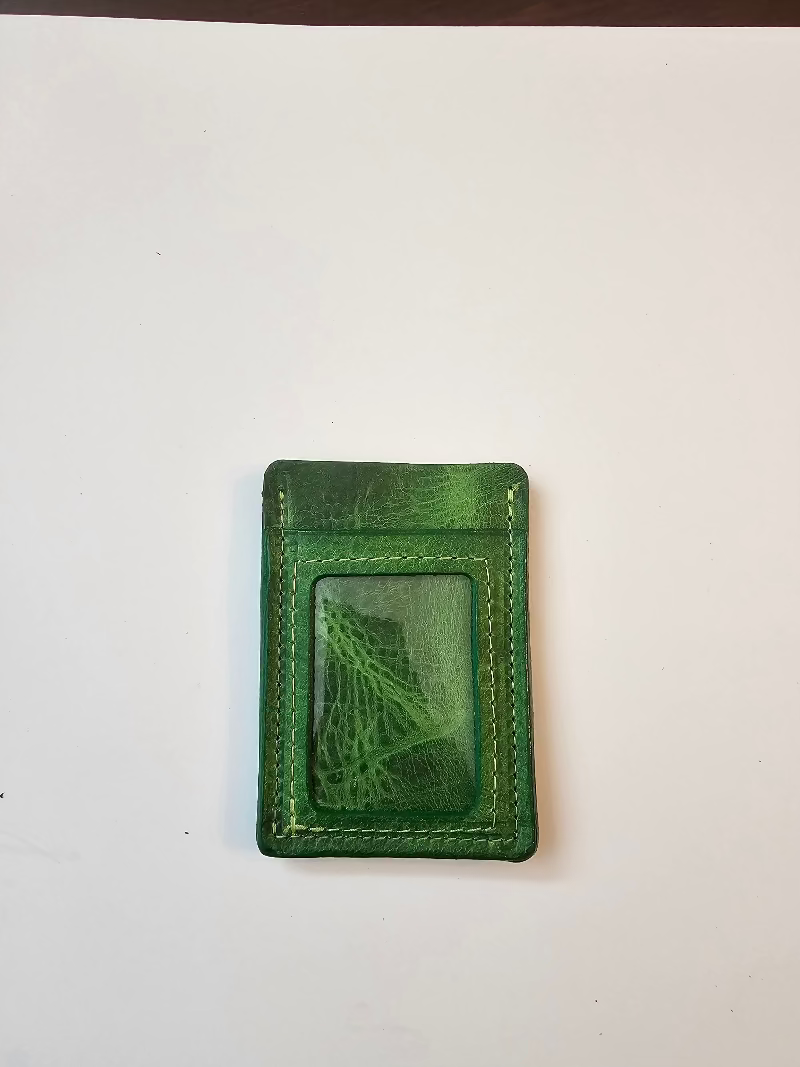 Emerald Slim Cardholder: Organize in Style - Tad Leathers