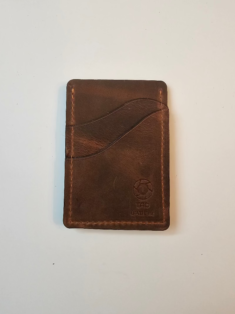 Riverview Slim Cardholder: Keep it Light and Secure - Tad Leathers