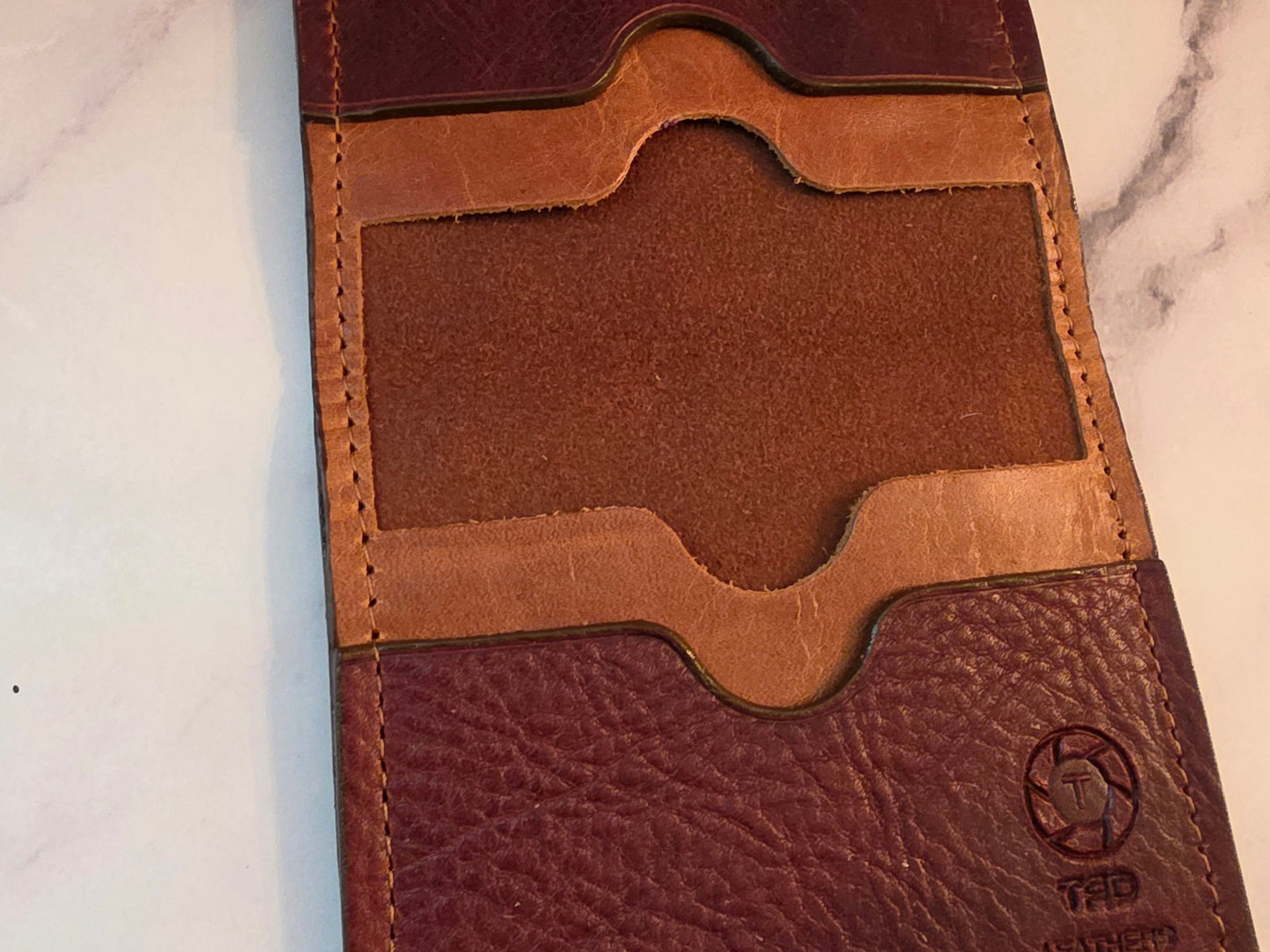 Slim Wallet- Multi-Brown