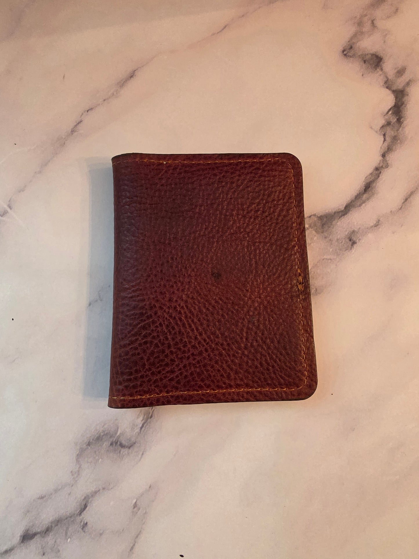 Slim Wallet- Multi-Brown