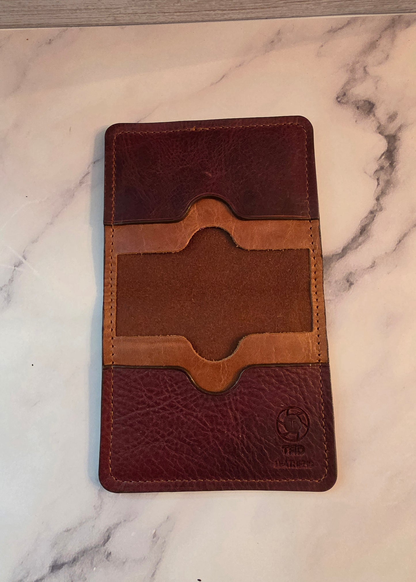 Slim Wallet- Multi-Brown