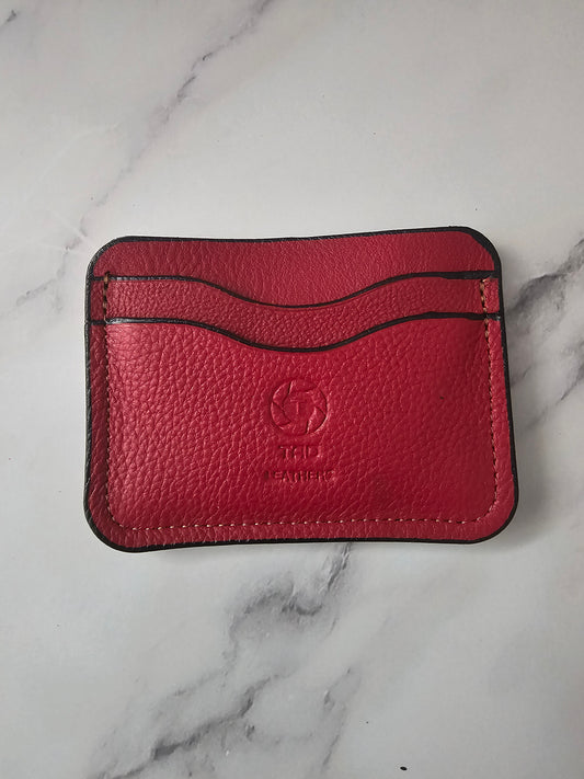 Leather Slim Wallet - Classic Minimalist Design