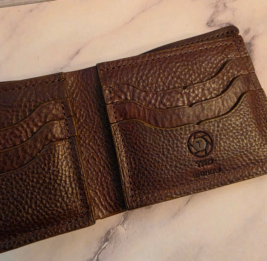 Bifold Wallet-Dark Brown