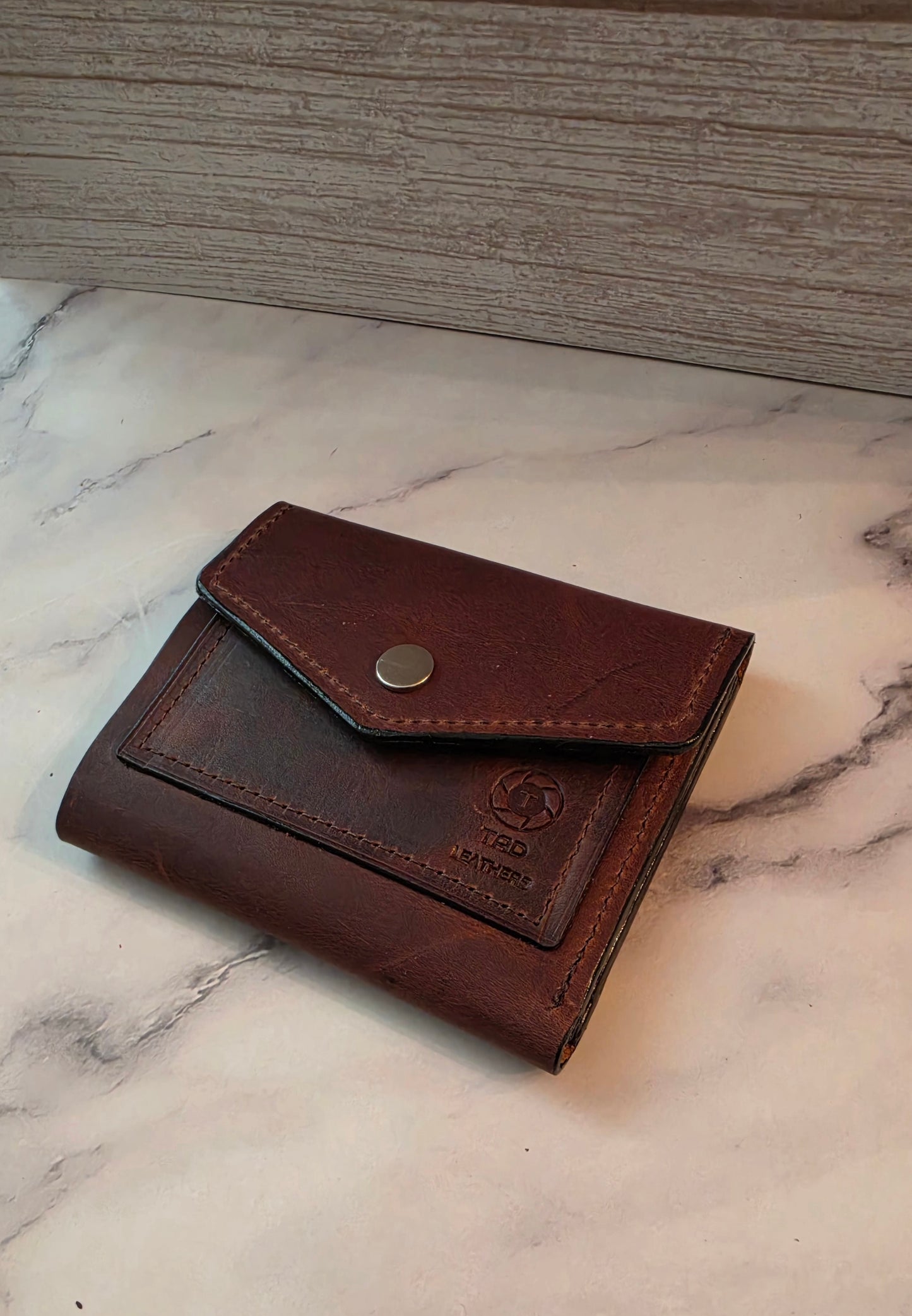 Snap Wallet-Volcano Brown