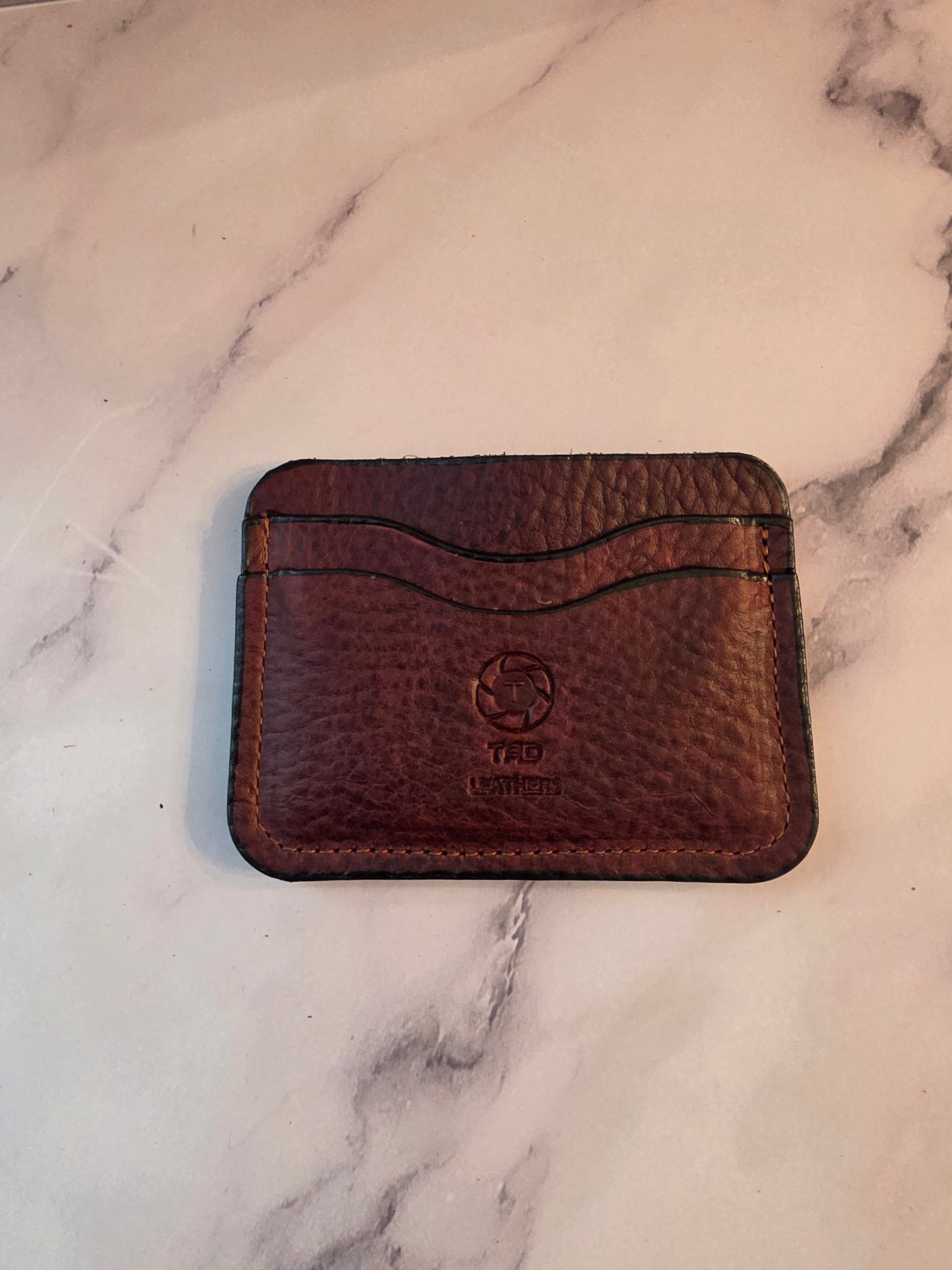 Cardholder-Pebble Grain/Brown