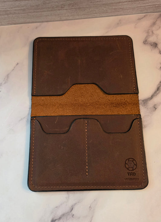 Brown Passport Holder - Stylish Travel Companion for Your Documents
