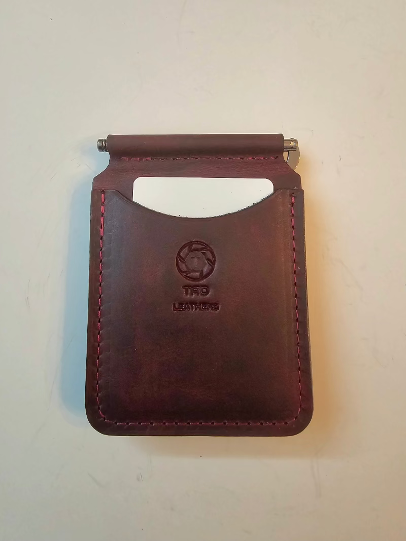 Volcano Brown Money Clip wallet Spring Money clip 