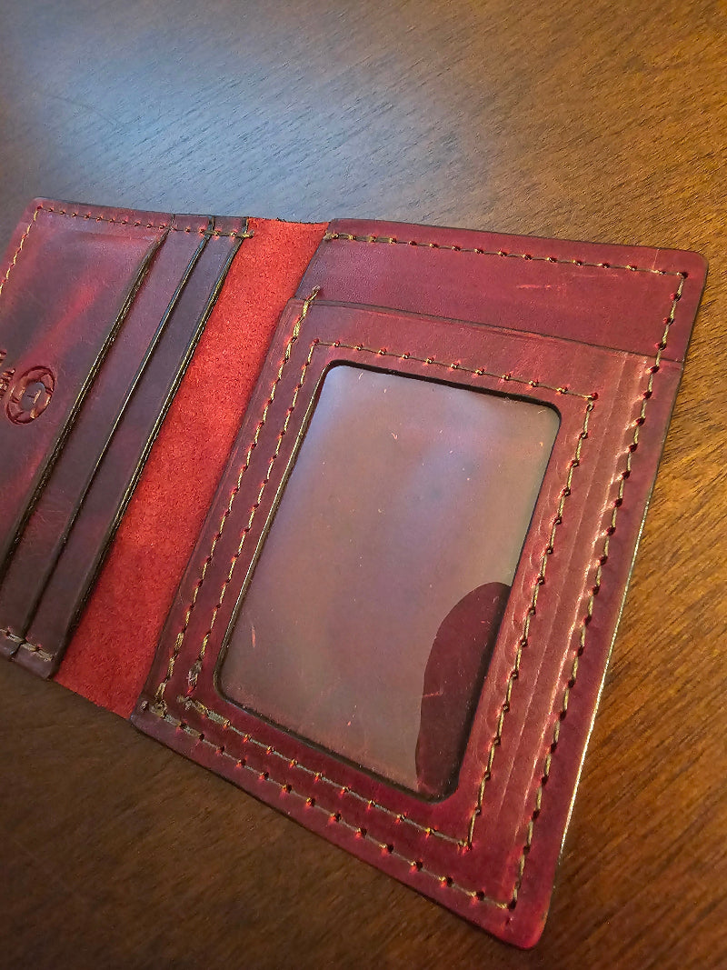 Premium Full-grain Leather ID wallets