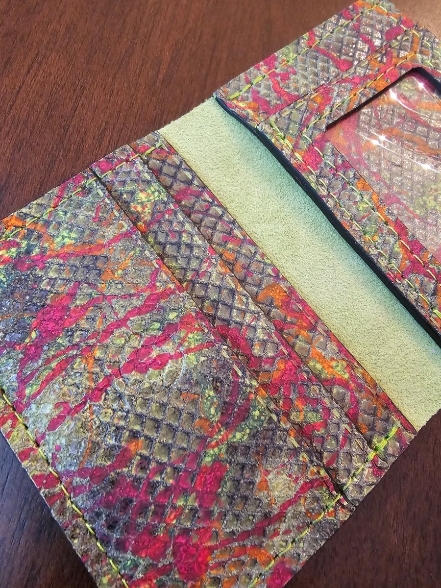Passport Holder(psychedelic purple) - Tad Leathers