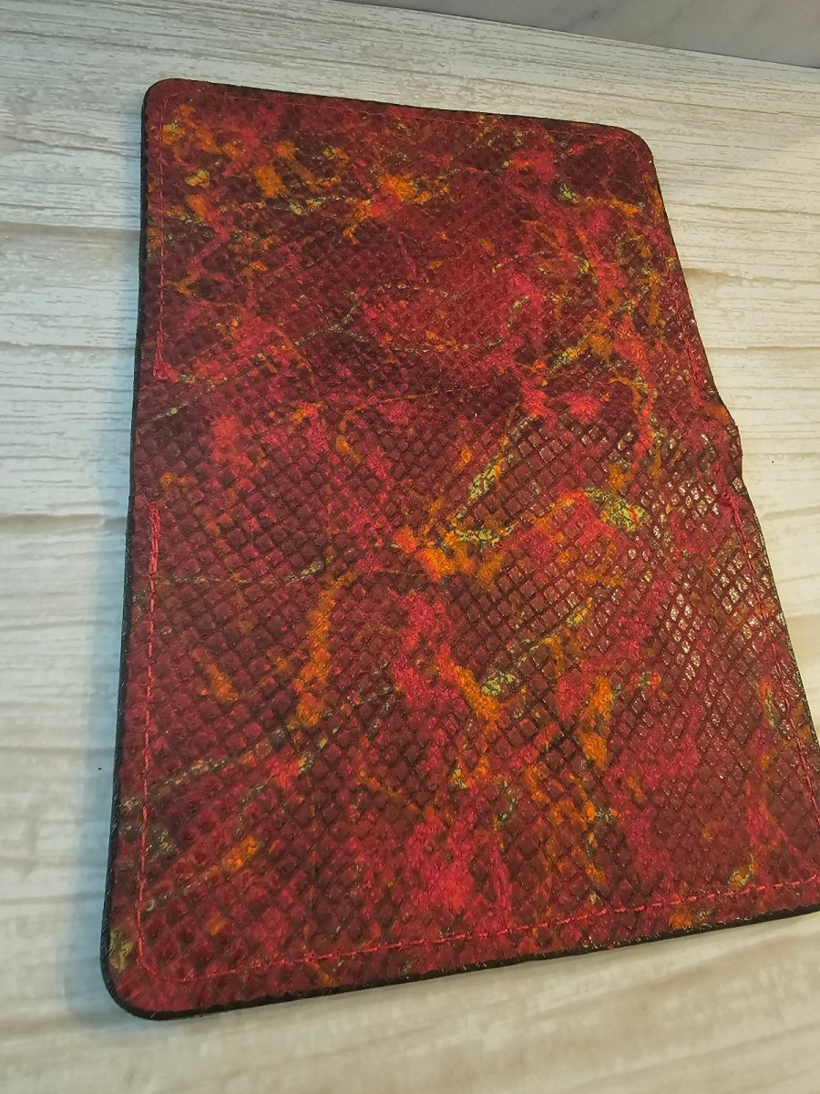 Inferno Coil Python Passport Holder - Tad Leathers