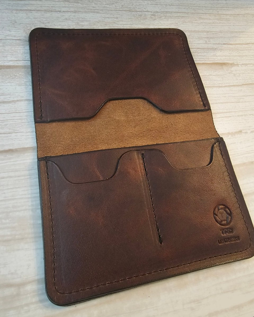 Passport Holders - Volcano Brown - Tad Leathers
