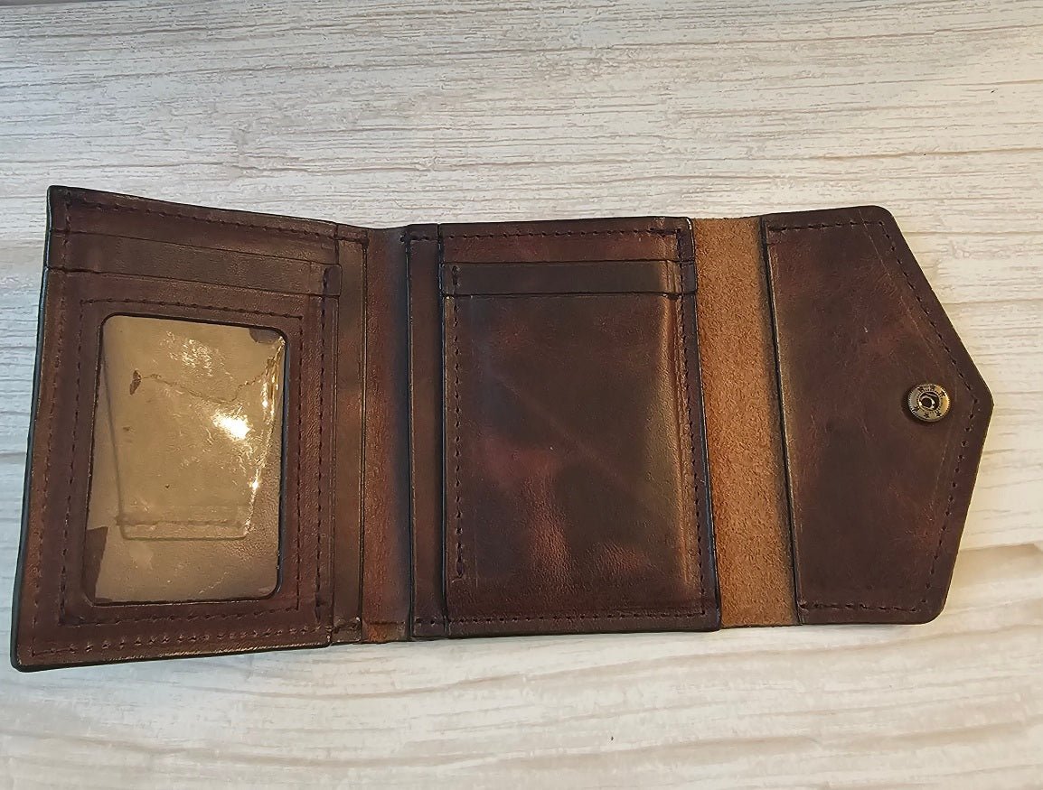 Snap Wallet - Volcano Brown - Tad Leathers