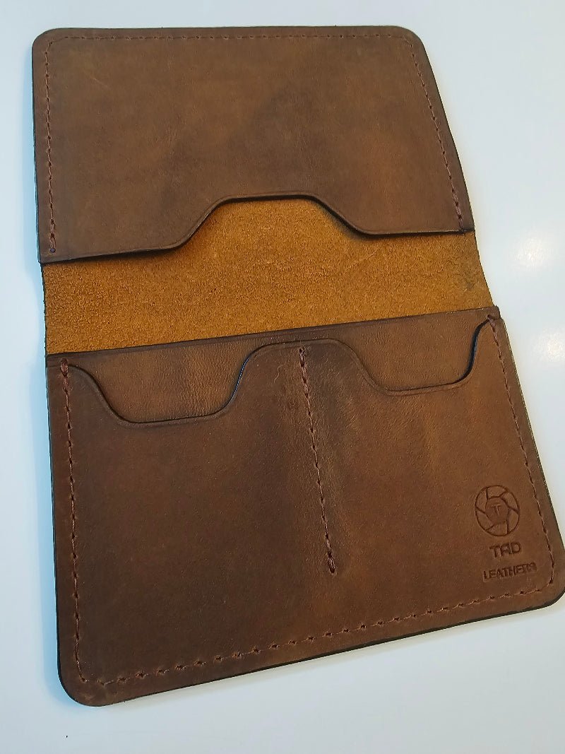 Passport Holder(Crimson Ember) - Tad Leathers