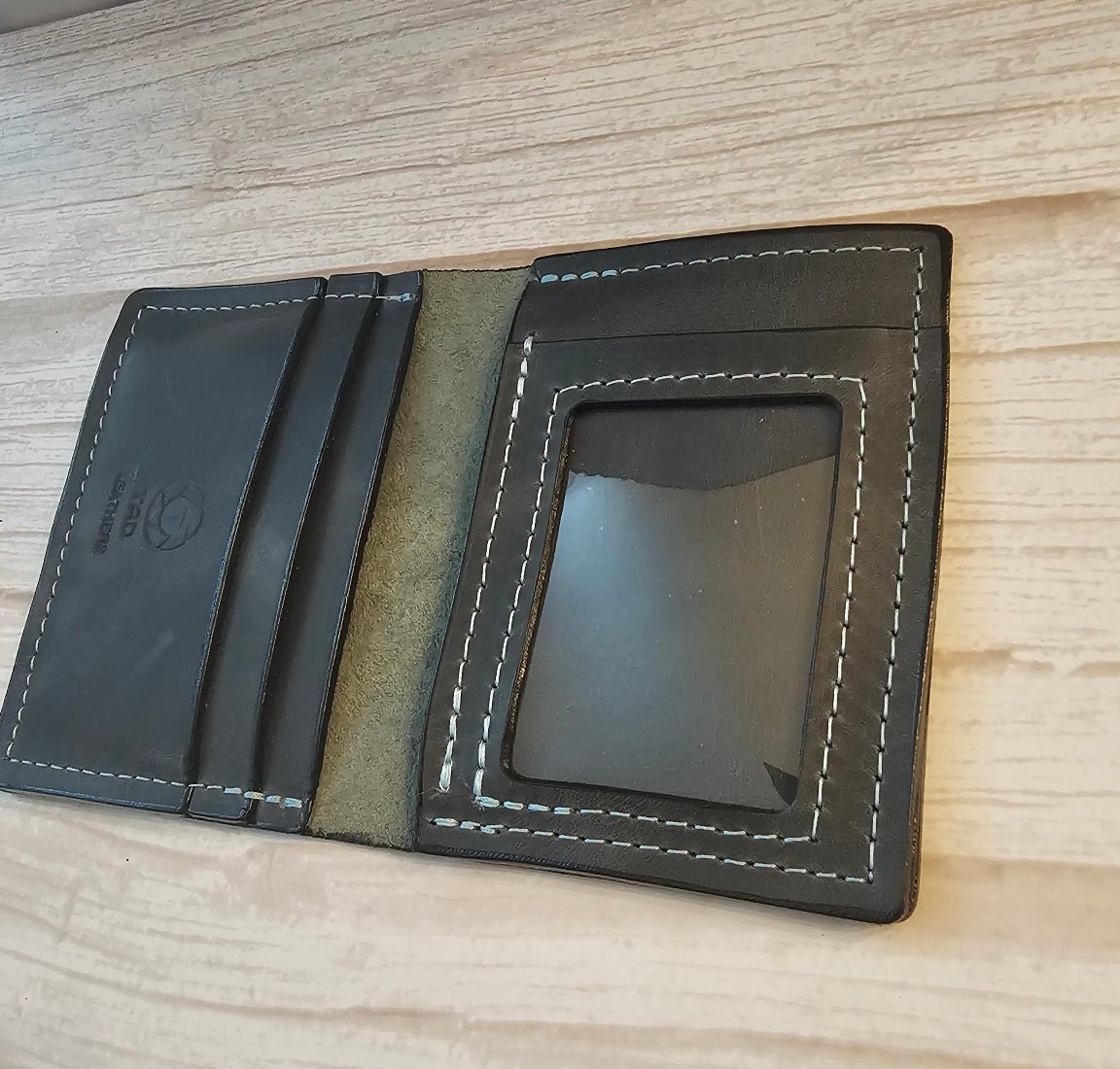 ID Wallet - Green Charcoal - Tad Leathers