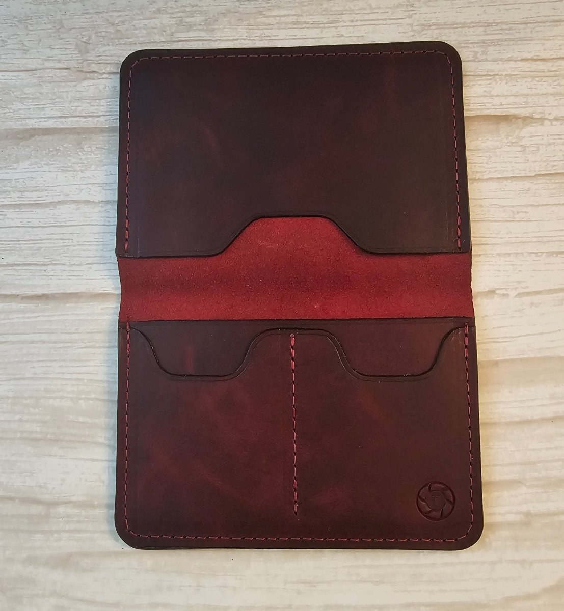Passport Holders - Volcano Burgundy - Tad Leathers