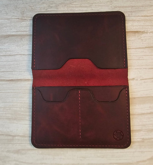 Passport Holders - Volcano Burgundy - Tad Leathers