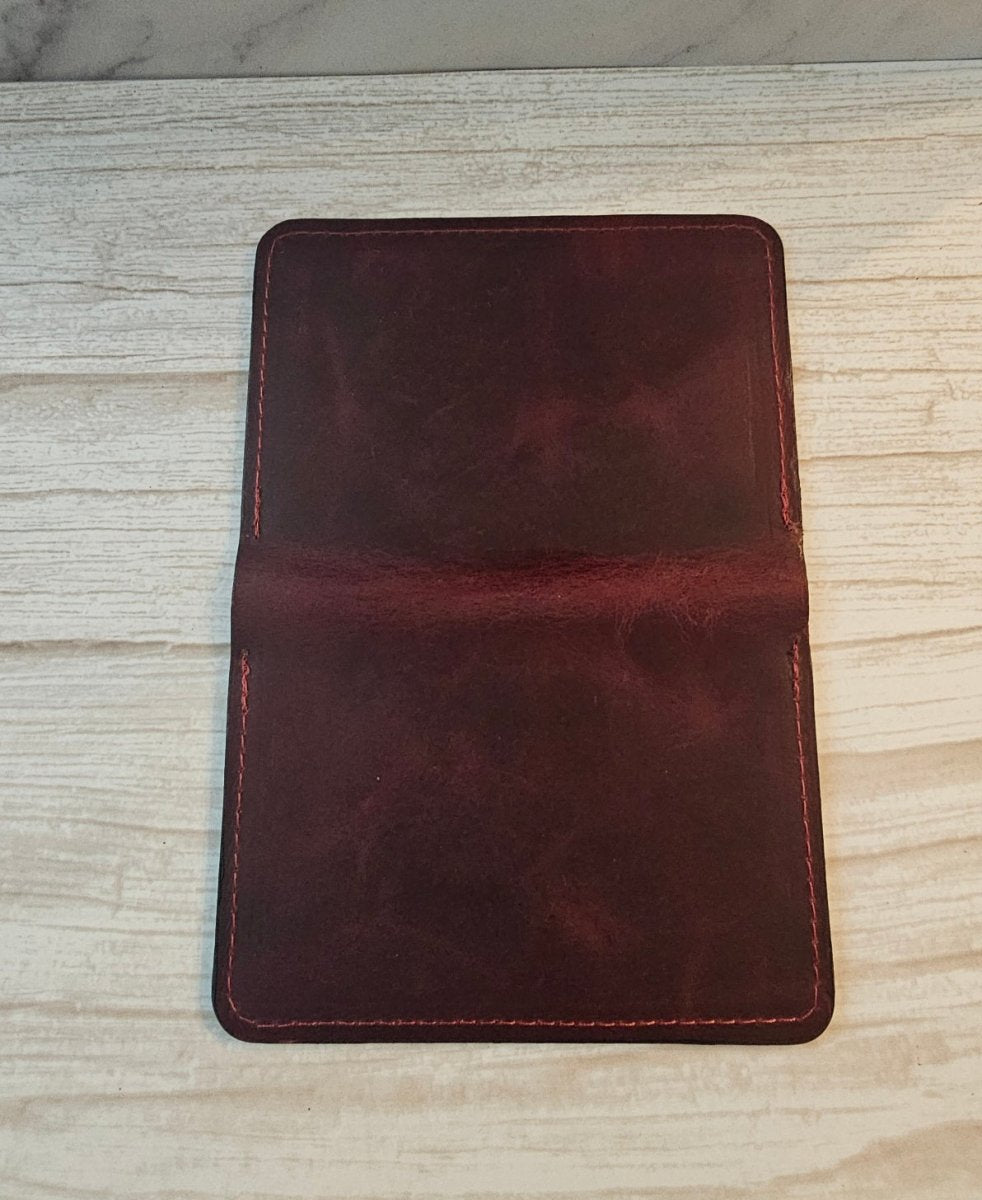 Passport Holders - Volcano Burgundy - Tad Leathers