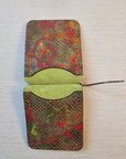 Handcrafted Leather Money Clip - [ Python Green] | Premium Full-Grain Leather | Tad Leathers" - Tad Leathers