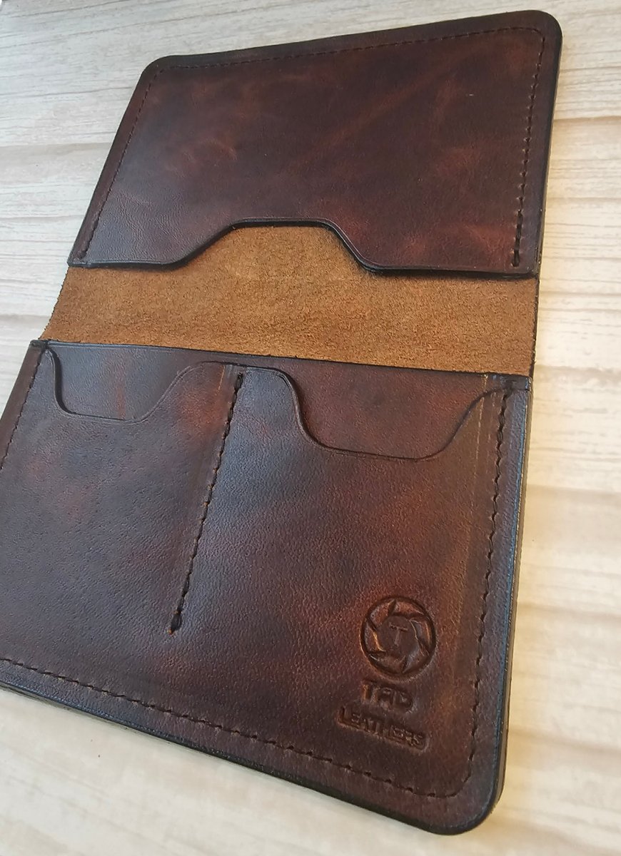 Passport Holders - Volcano Brown - Tad Leathers