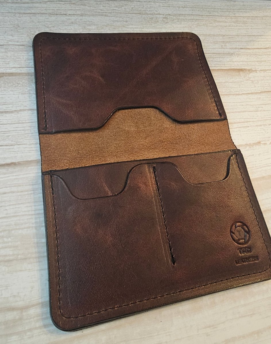 Passport Holders - Volcano Brown - Tad Leathers