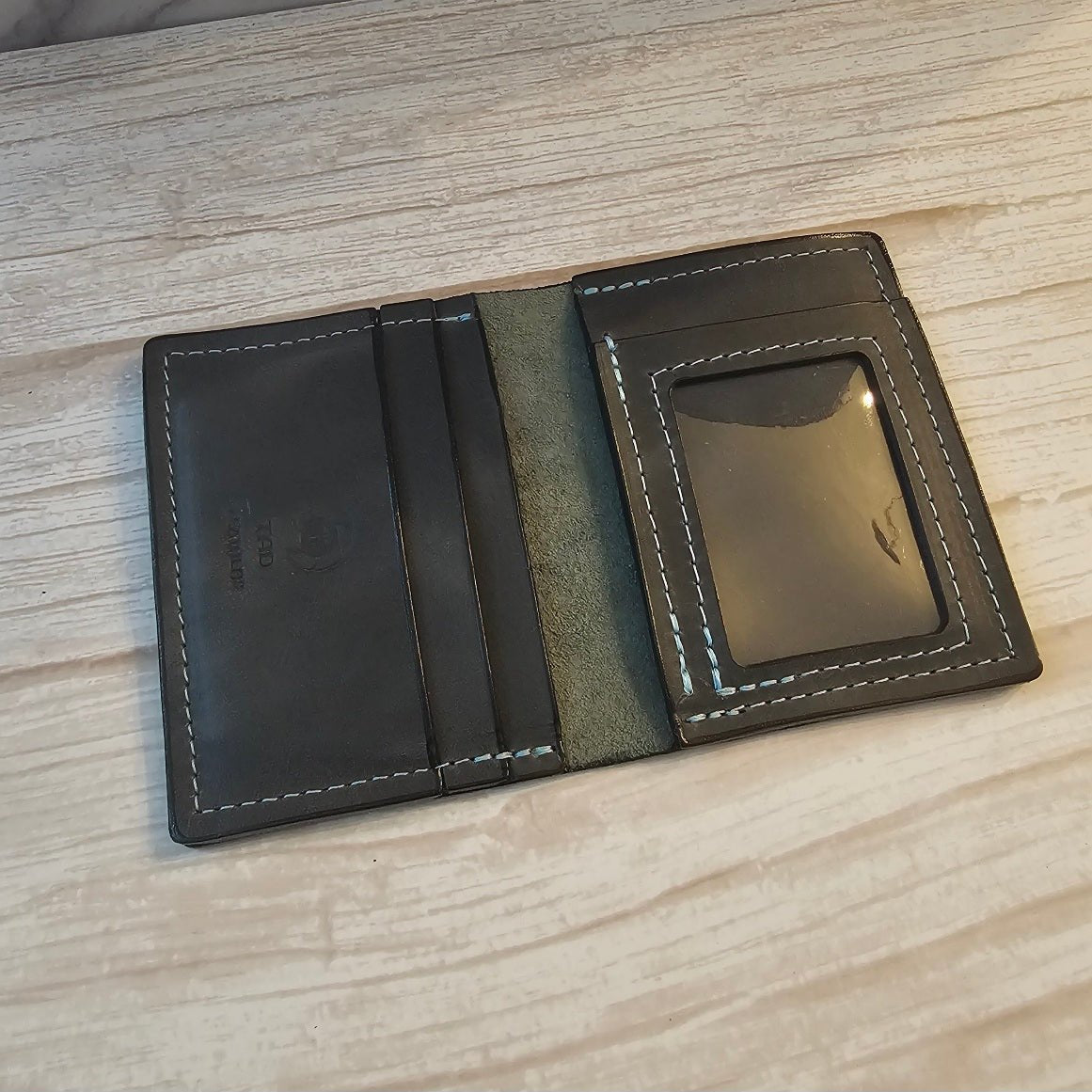 ID Wallet - Green Charcoal - Tad Leathers