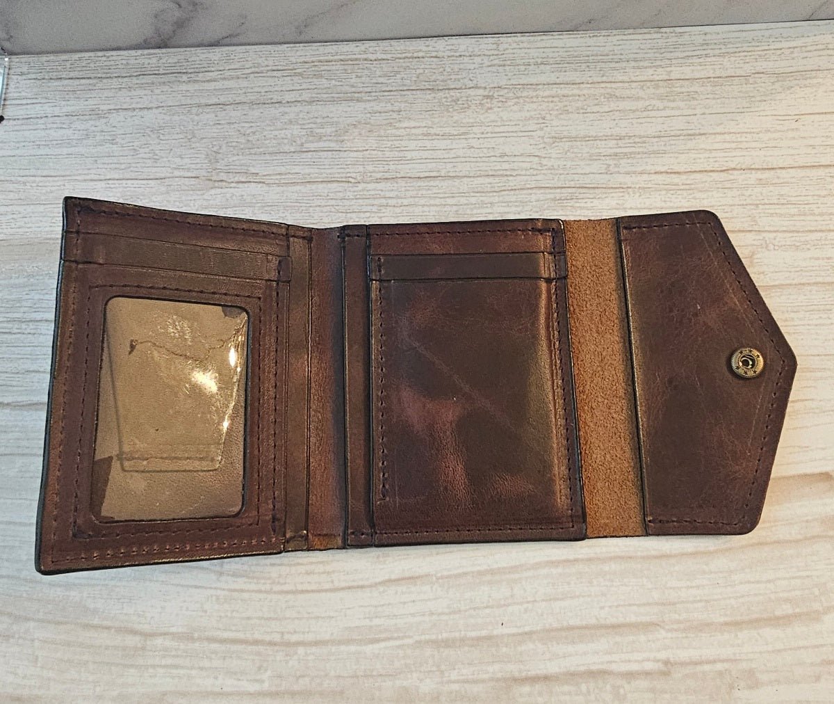 Snap Wallet - Volcano Brown - Tad Leathers