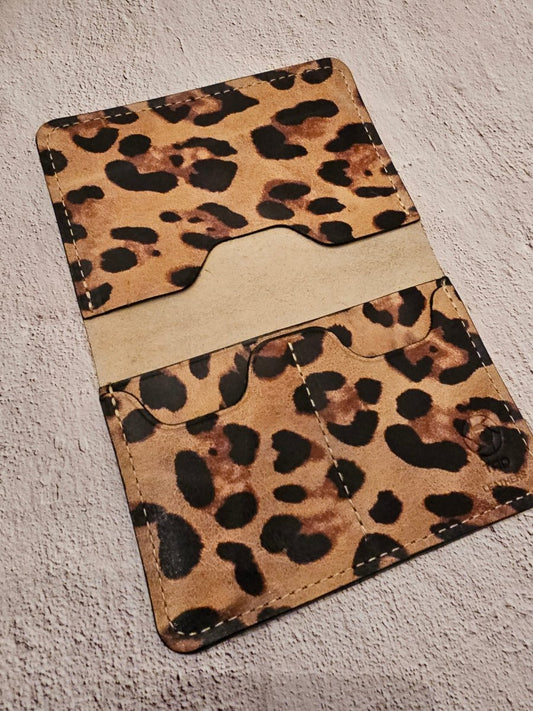 Passport Holder (Leopard) - Tad Leathers