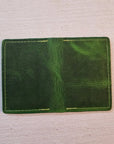 Minimalist Wallet (Vibrant Green) - Tad Leathers