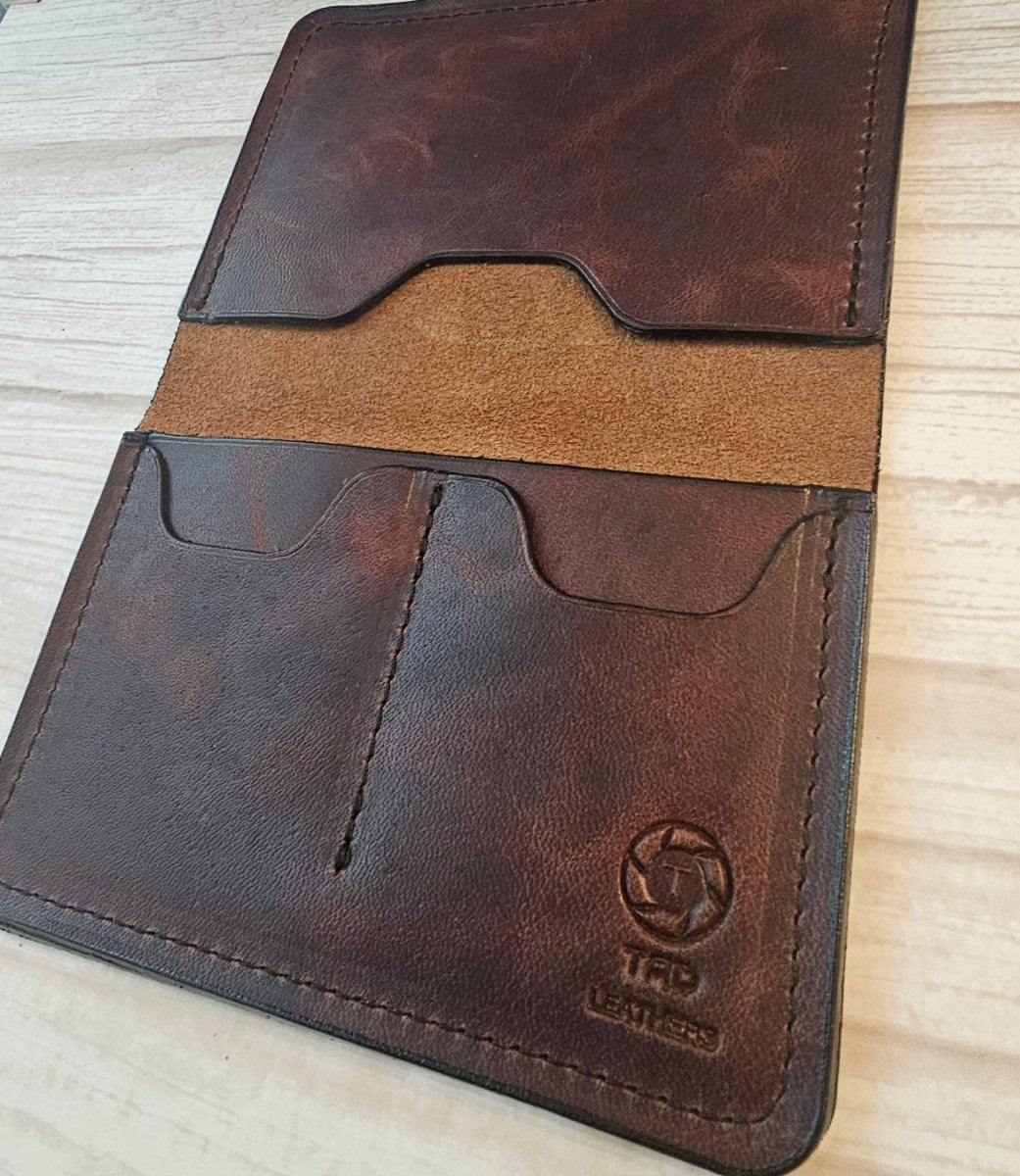 Passport Holders - Volcano Brown - Tad Leathers